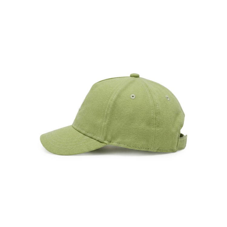 K-WAY Cappellino verde con logo neonato