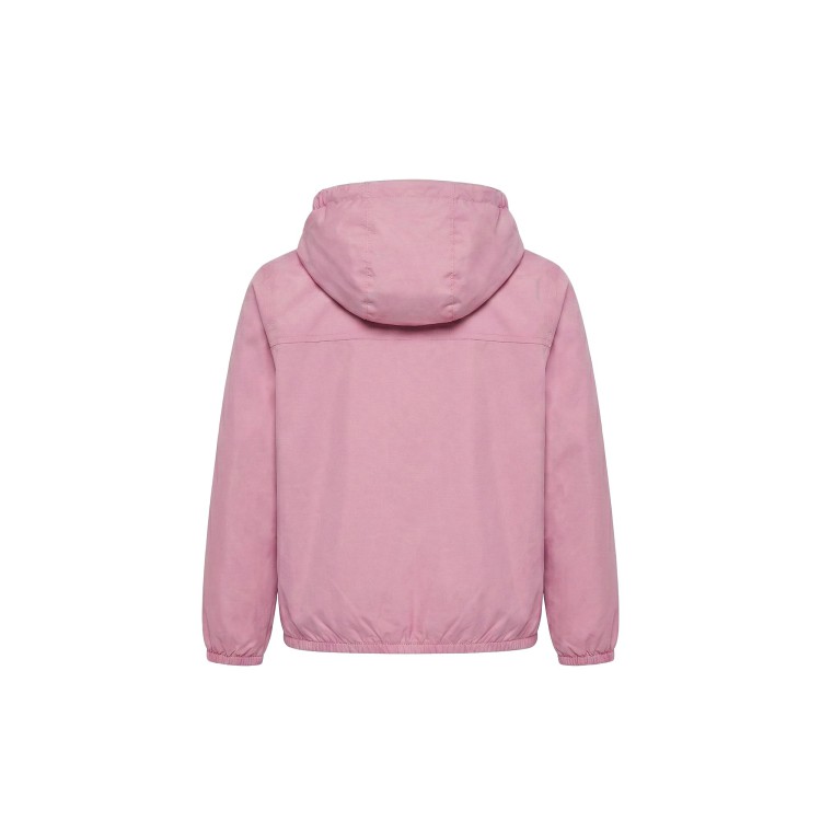 K-WAY Giubbotto rosa reversibile bambina