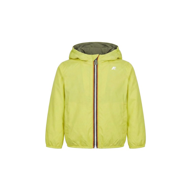 K-WAY Giubbotto verde reversibile bambino