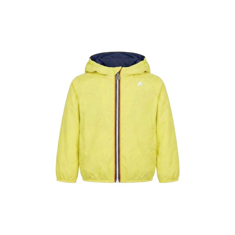 K-WAY Giubbotto lime reversibile bambino