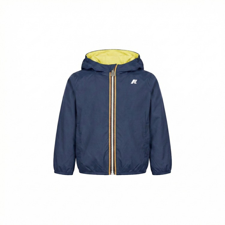 K-WAY Giubbotto lime reversibile bambino