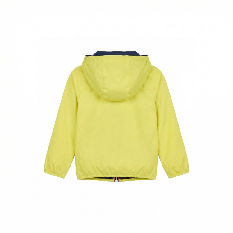 K-WAY Giubbotto lime reversibile bambino