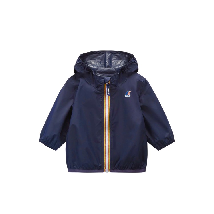 K-WAY Giubbotto blu navy impermeabile neonati