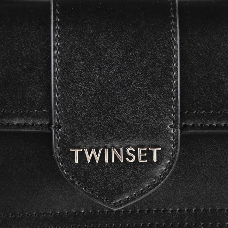 TWIN-SET Borsa nera a con tracolla bambina