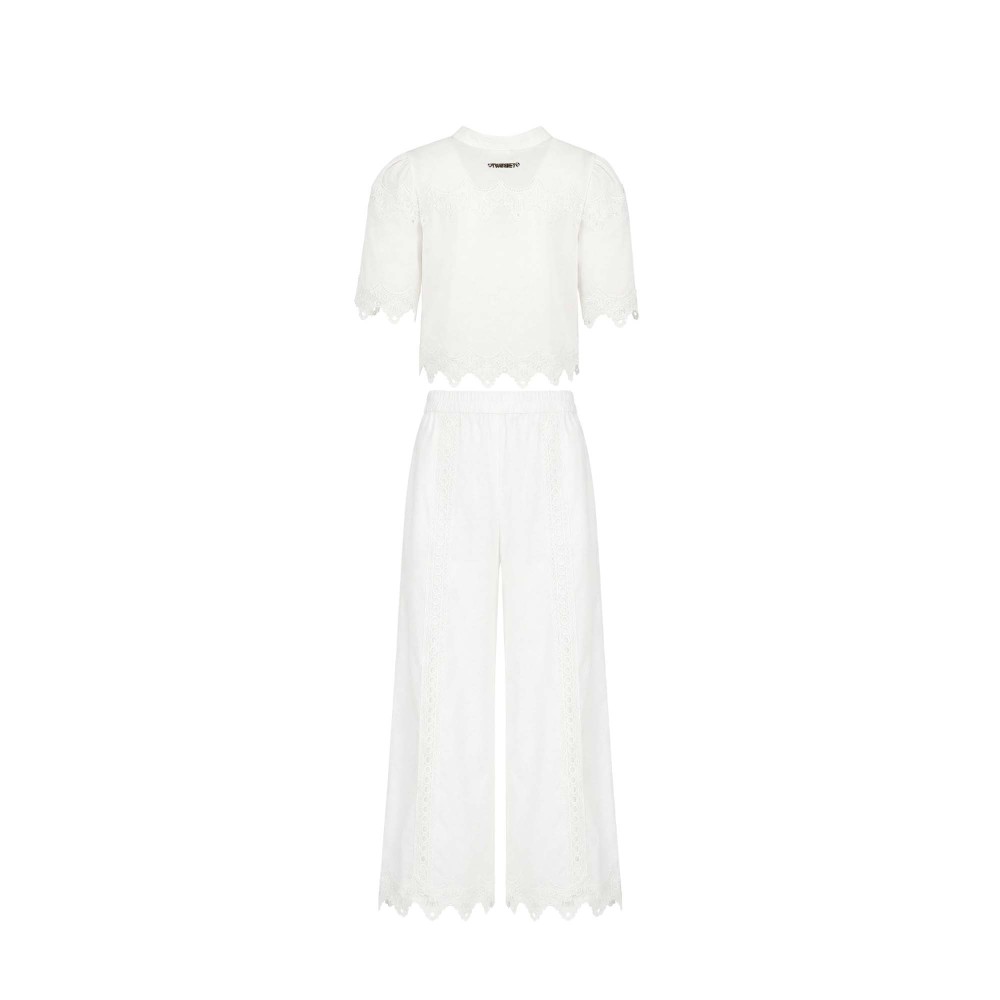 TWIN-SET Completo bianco...