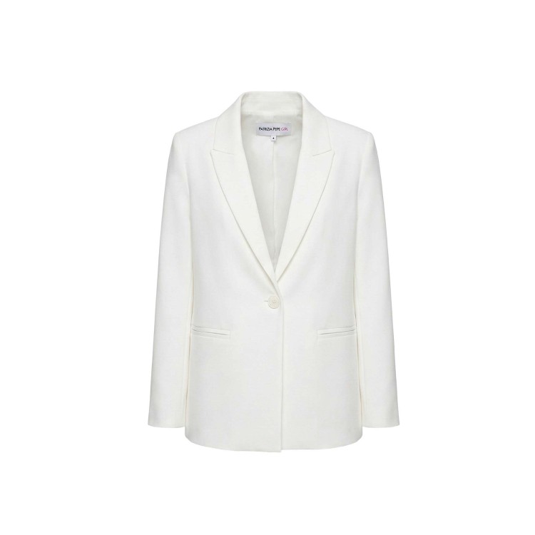 PATRIZIA PEPE Blazer bianco bambina