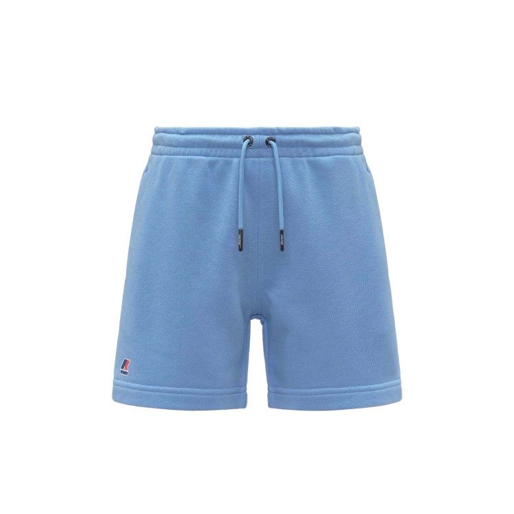 K-WAY Shorts celesti in felpa bambino