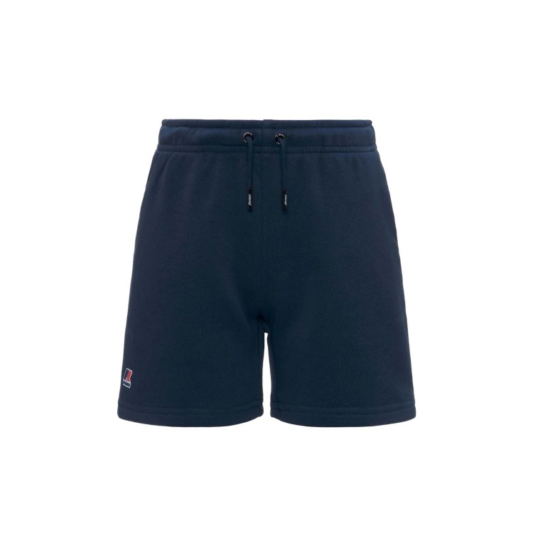 K-WAY Shorts blu navy in felpa bambino