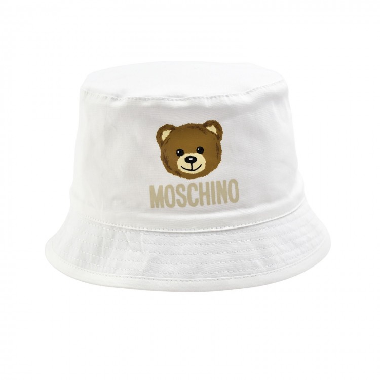 MOSCHINO Cappello bianco neonato