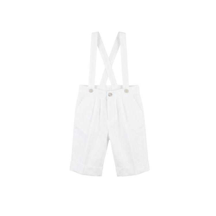 GASTONE Completo 4 pezzi bianco neonato