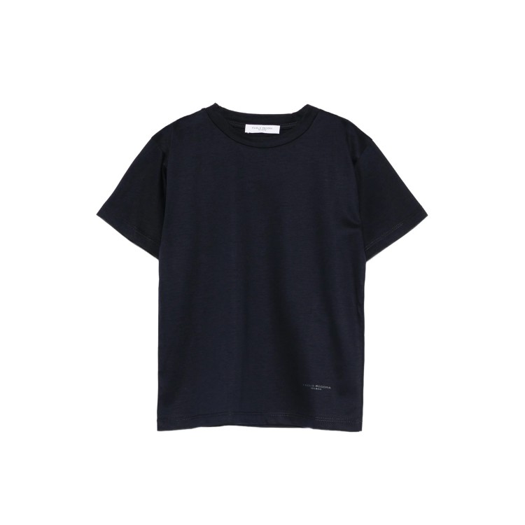 PAOLO PECORA T-shirt blu navy bambino
