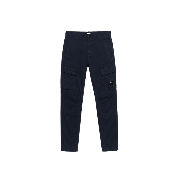 C.P. COMPANY Pantaloni blu navy cargo bambino