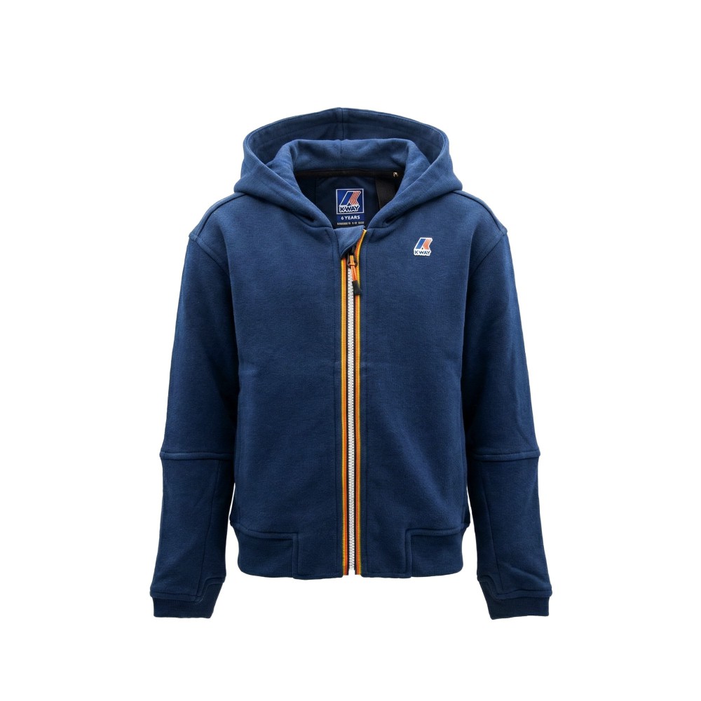 K-WAY Felpa blu navy con...