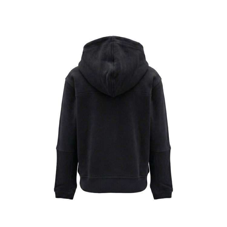 K-WAY Felpa nera con cappuccio bambini