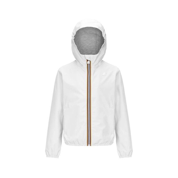 K-WAY Giubbotto bianco impermeabile bambina