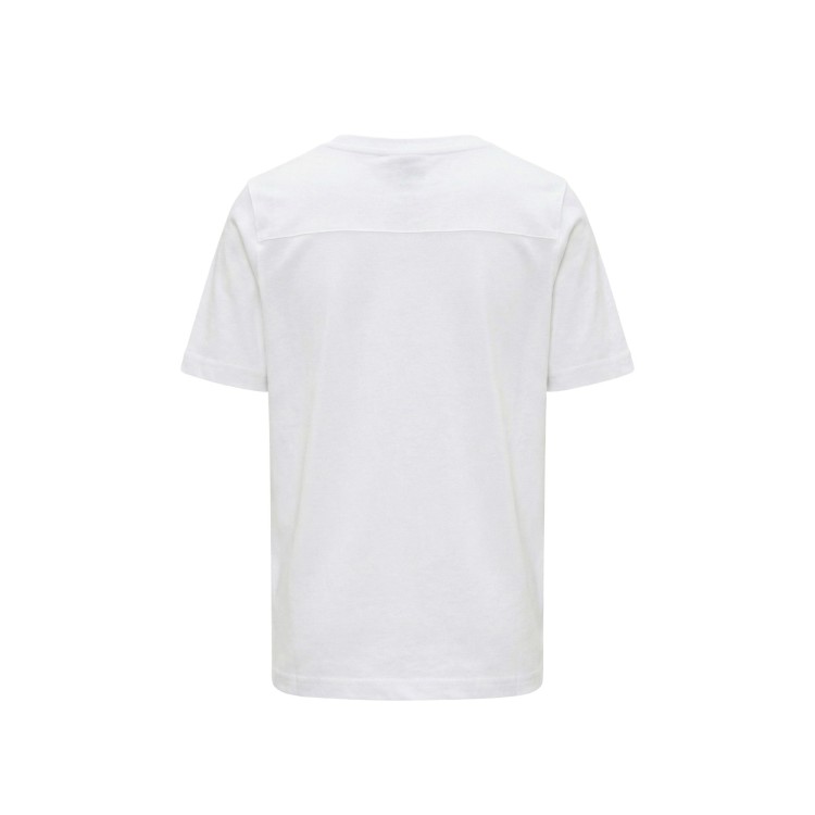 K-WAY T-shirt bianca con stampa bambini