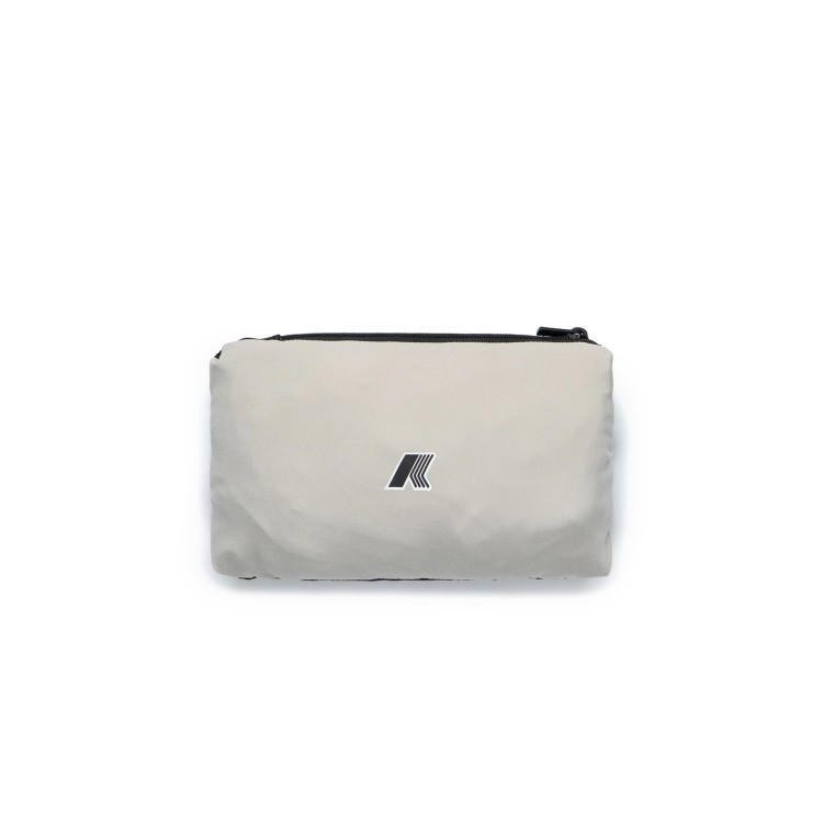 K-WAY Felpa beige con cappuccio bambini