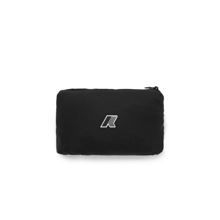 K-WAY Felpa nera con cappuccio bambini