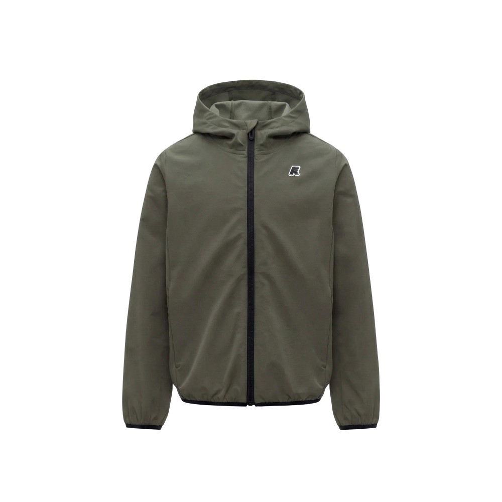 K-WAY Felpa verde con...