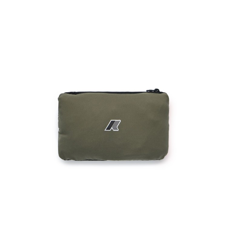 K-WAY Felpa verde con cappuccio bambini