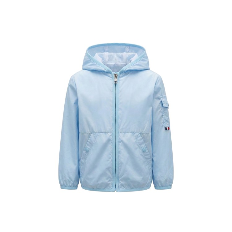 MONCLER Giubbino celeste Songu neonato