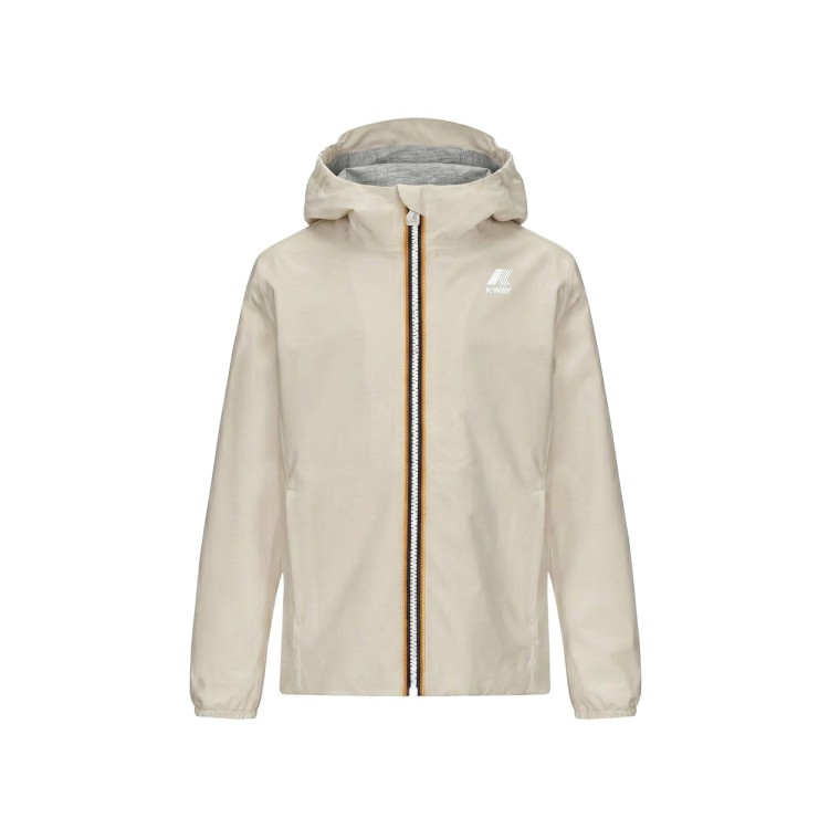 K-WAY Giubbotto beige impermeabile bambina