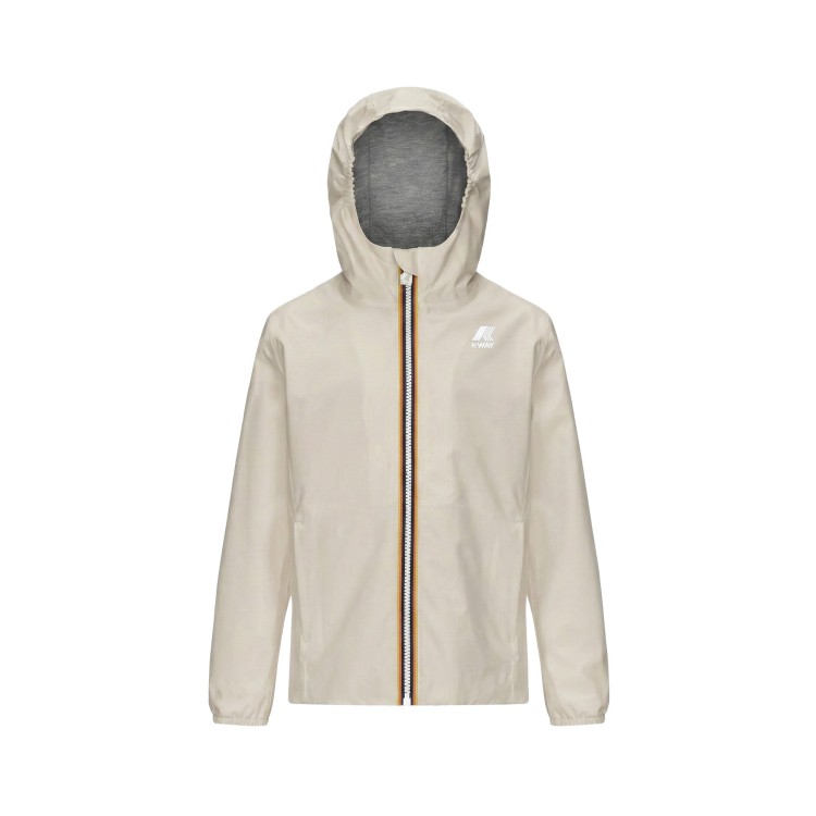 K-WAY Giubbotto beige impermeabile bambina