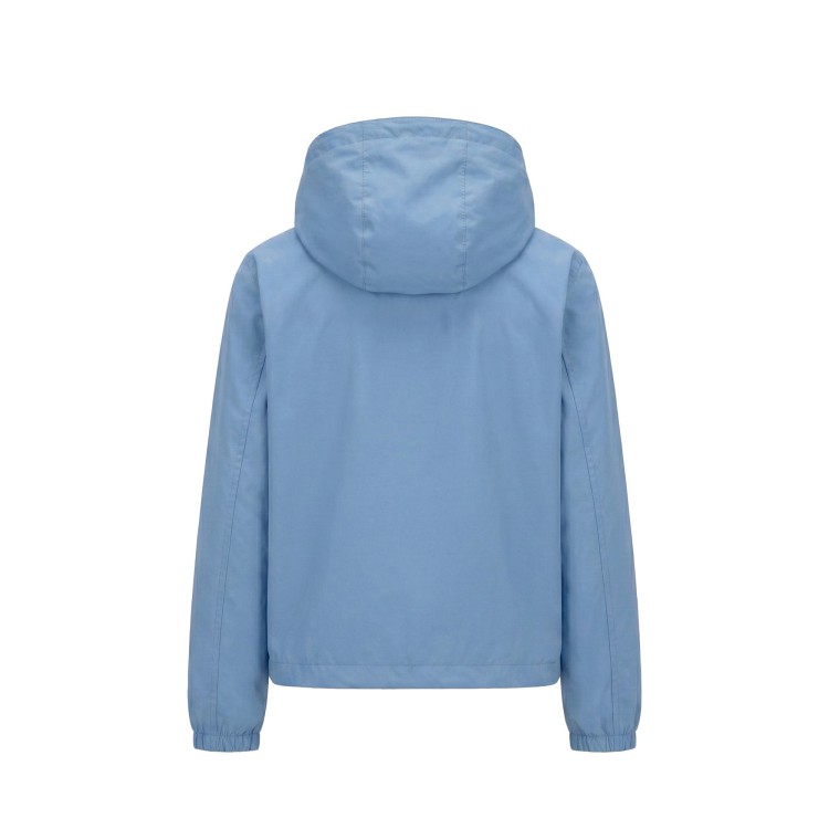 K-WAY Giubbotto celeste impermeabile bambino