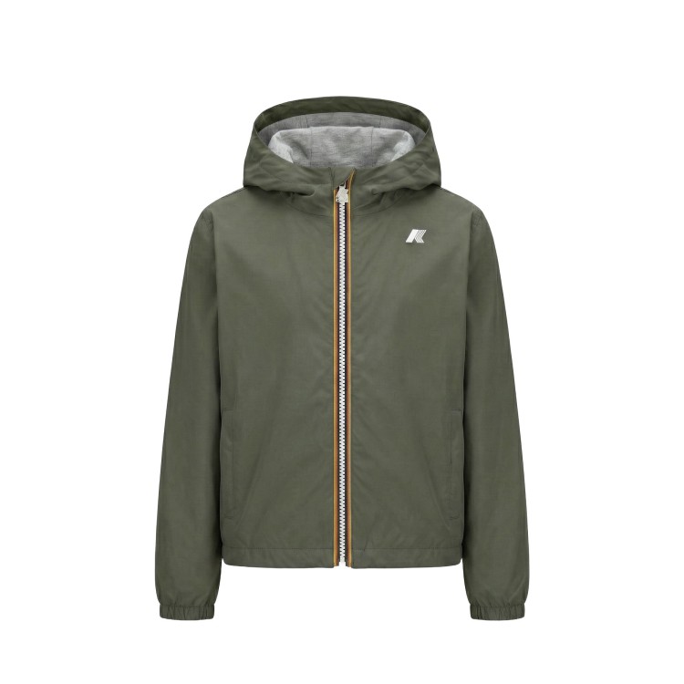 K-WAY Giubbotto verde impermeabile bambino