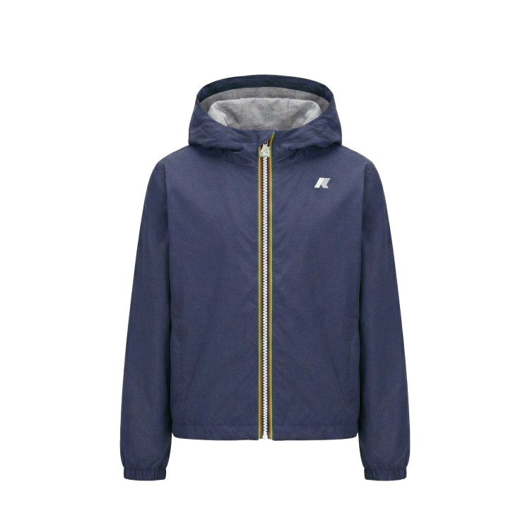 K-WAY Giubbotto blu impermeabile bambino
