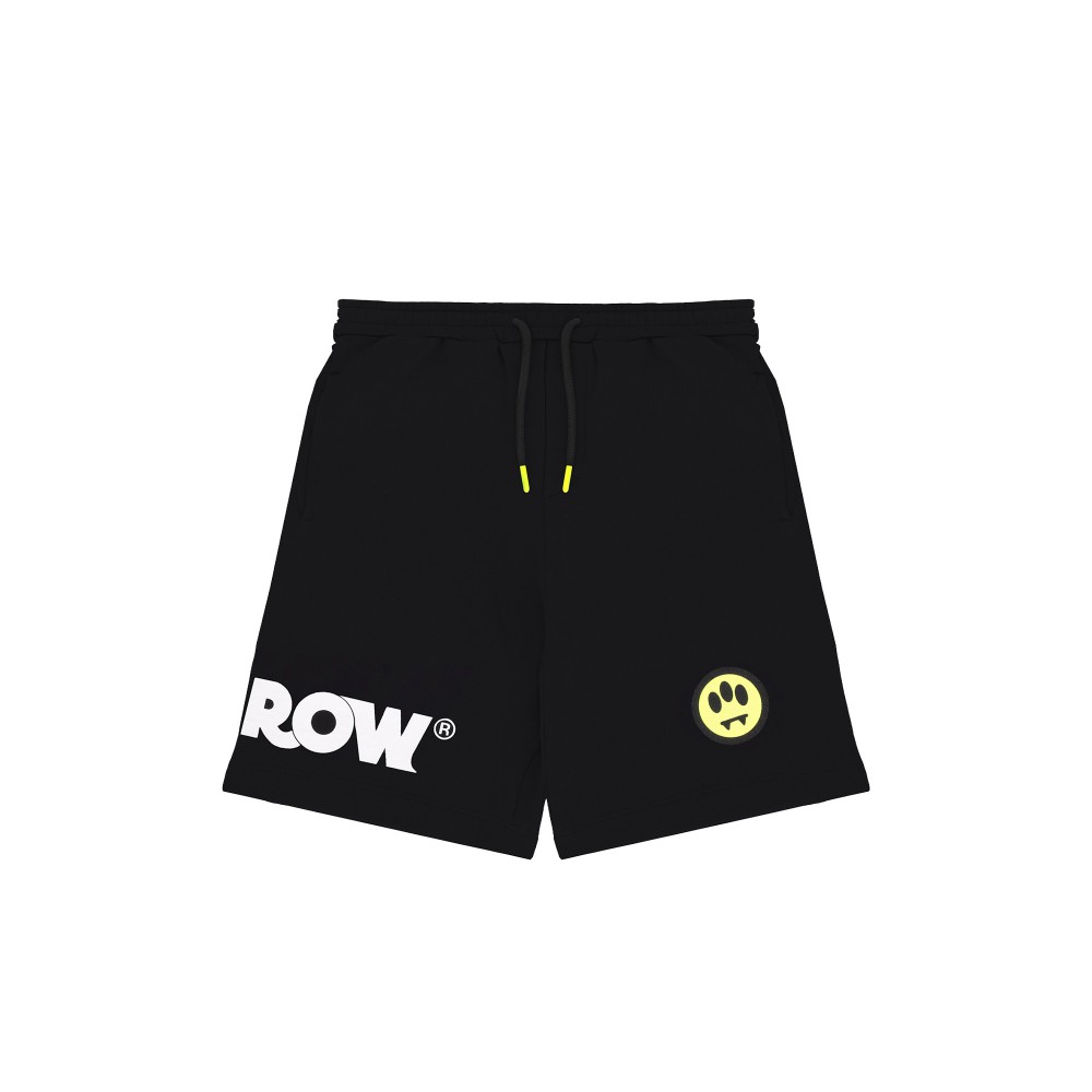 BARROW Shorts neri in felpa...
