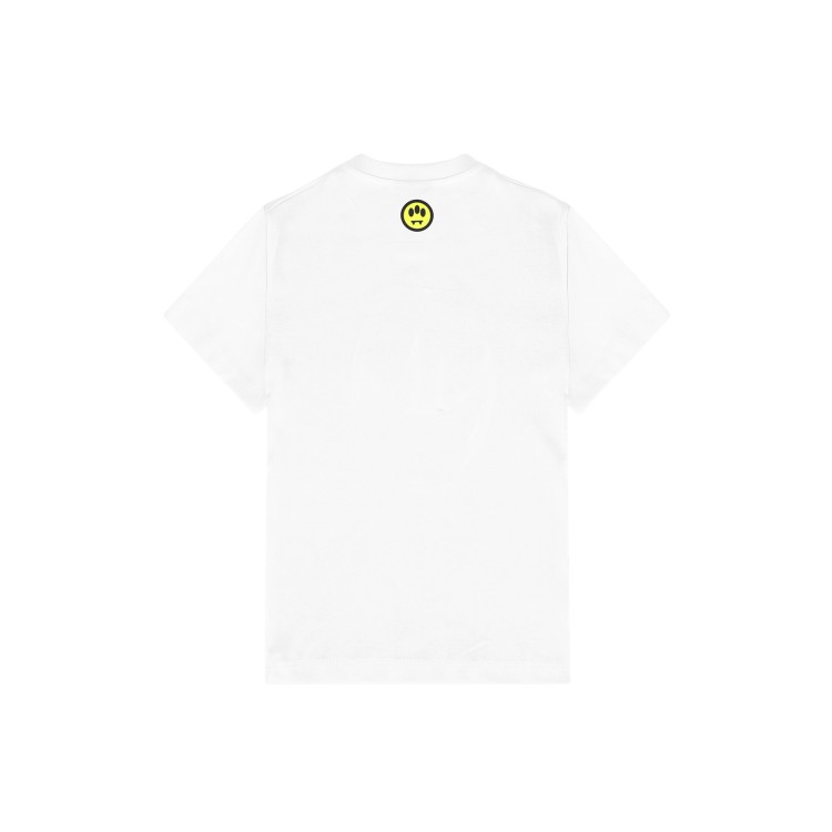 BARROW T-shirt bianca con stampa Barrow Bear bambini