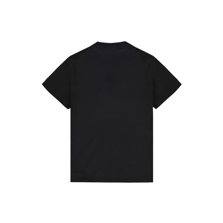 BARROW T-shirt nera con stampa logo bambini