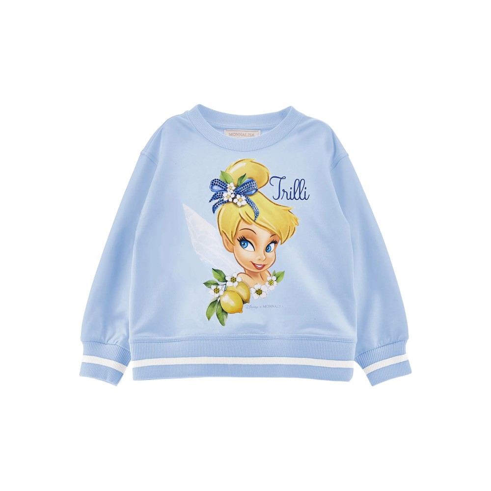MONNALISA Felpa celeste...