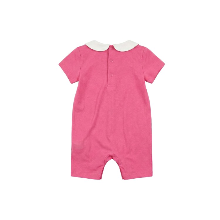 MOSCHINO Pagliaccetto fucsia Teddy Bear neonata