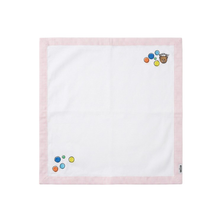 MOSCHINO Coperta rosa Teddy Bear neonata