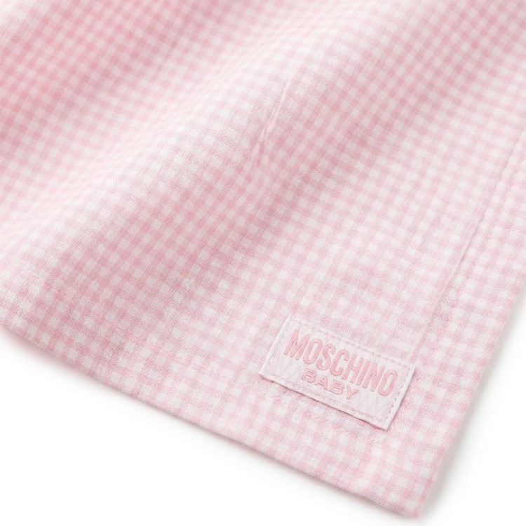 MOSCHINO Coperta rosa Teddy Bear neonata