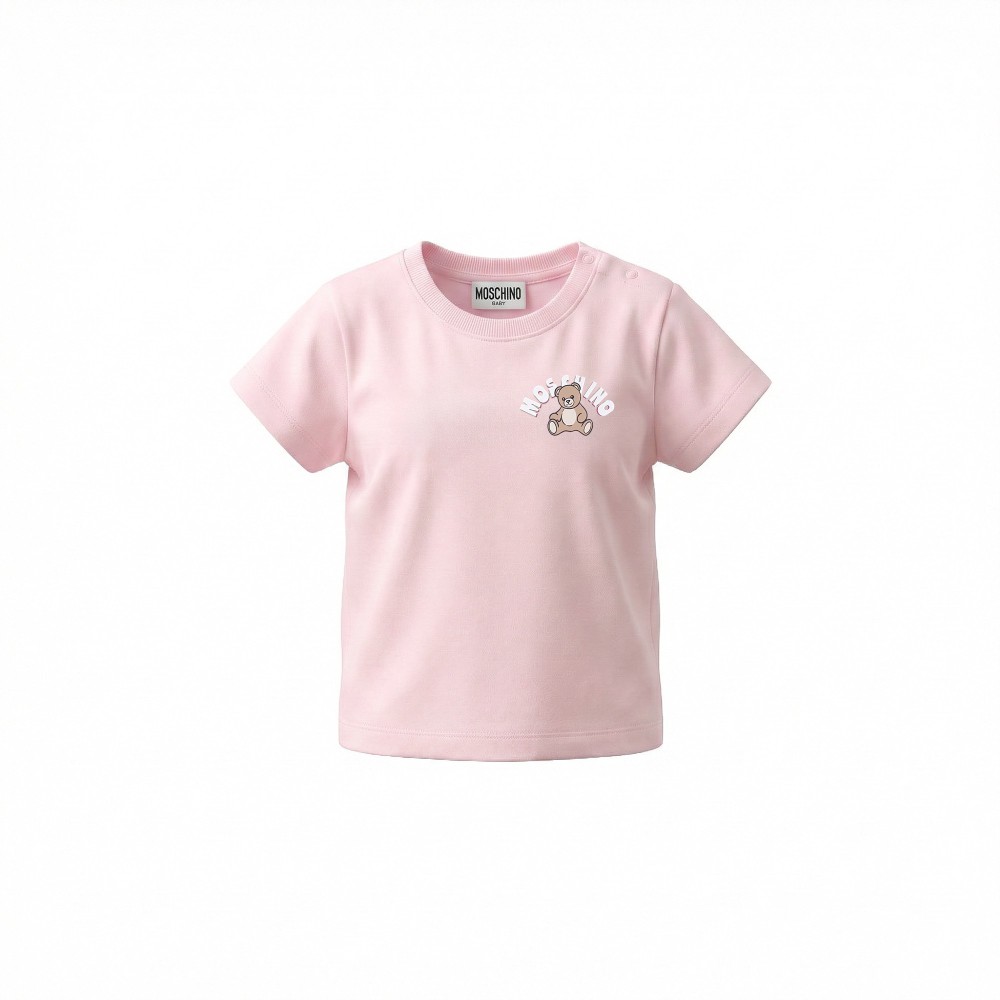 MOSCHINO T-shirt rosa Teddy...