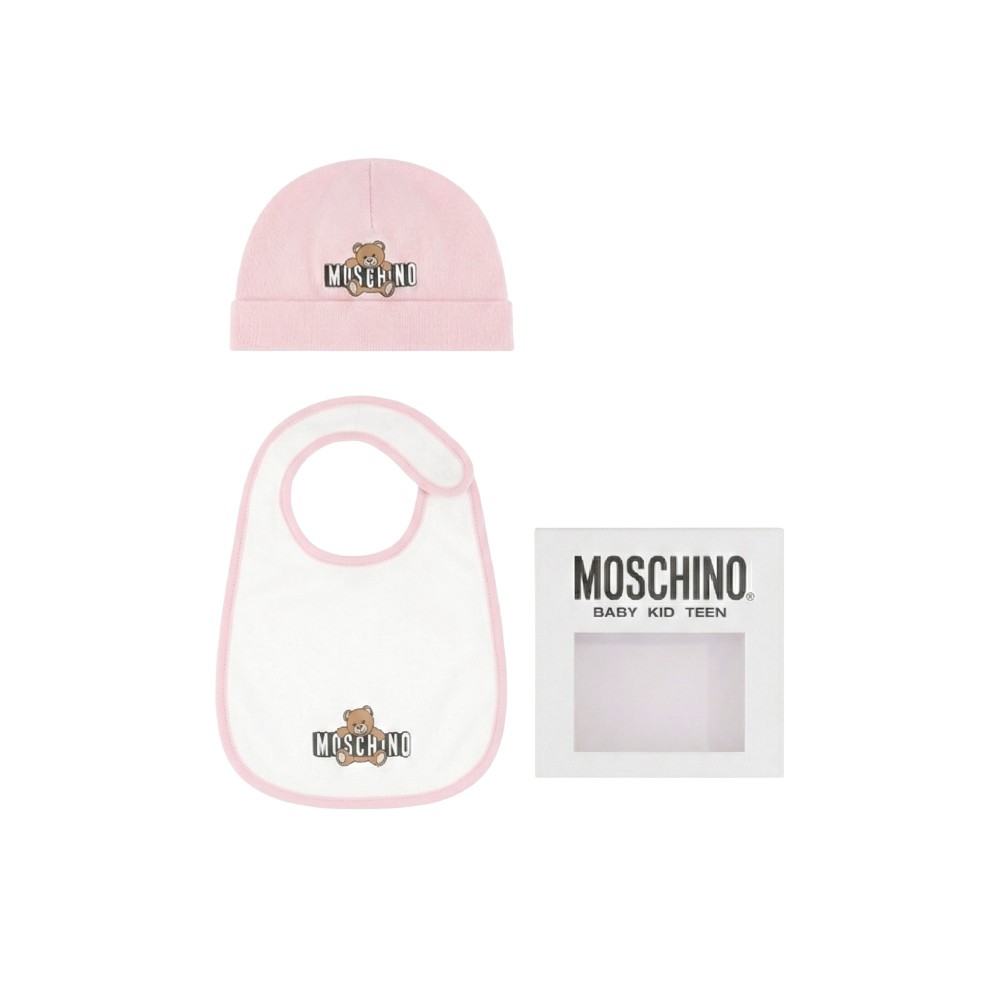 MOSCHINO Set rosa cappello...