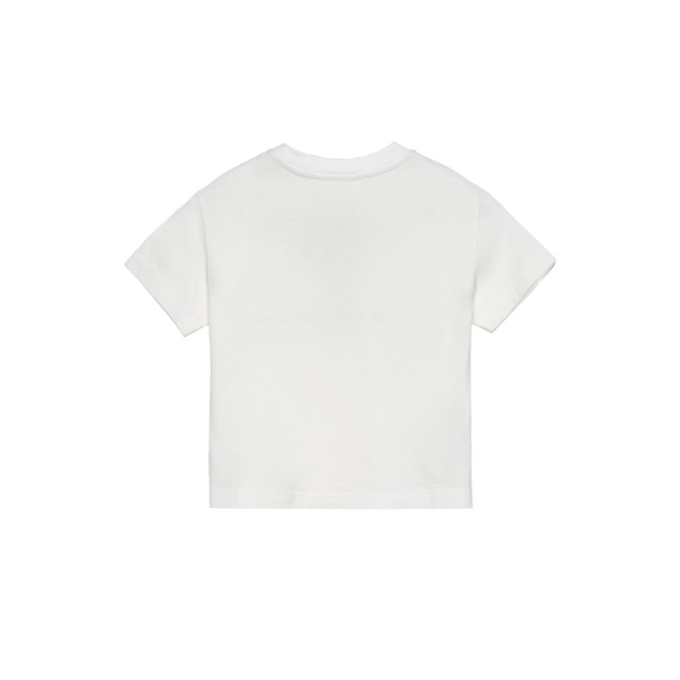 PALM ANGELS T-shirt bianca con stampa Bear bambino