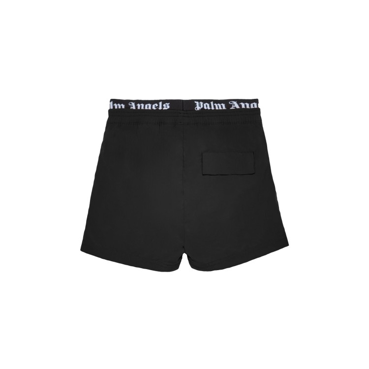 PALM ANGELS Costume nero con logo bambino