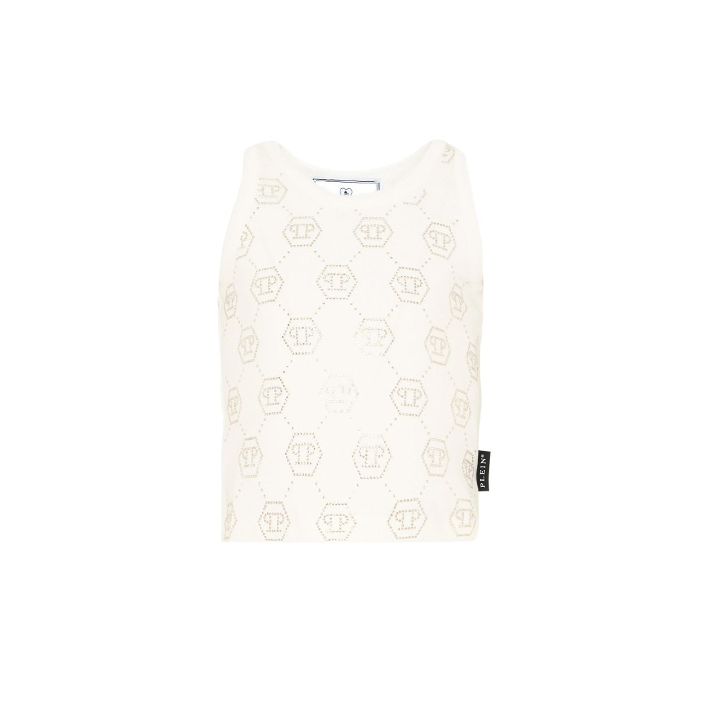 PHILIPP PLEIN Top bianco...