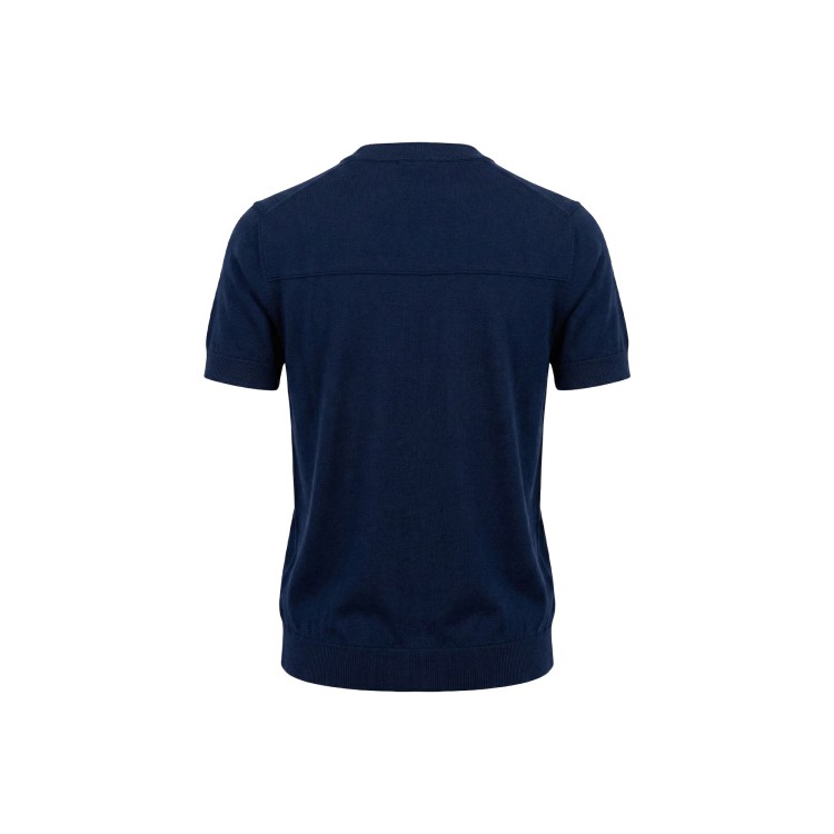 PAOLO PECORA Maglia blu navy a maniche corte bambino