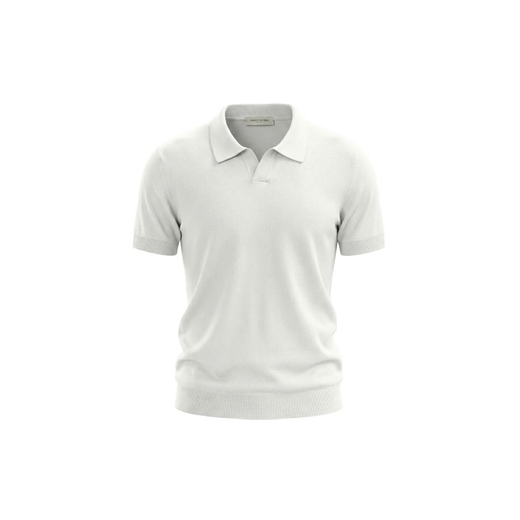 PAOLO PECORA Polo bianca a maniche corte bambino