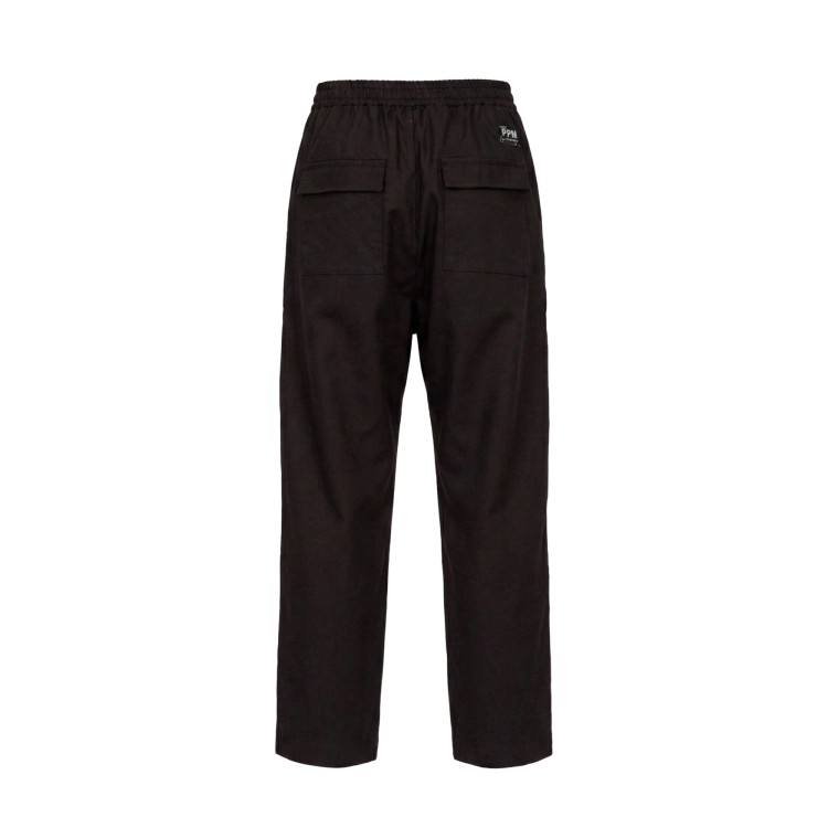 PAOLO PECORA Pantalone nero con pinces bambino