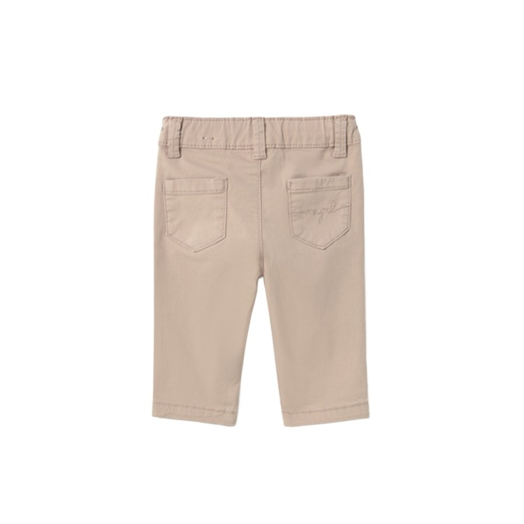 MAYORAL NEWBORN Pantaloni beige in cotone neonato