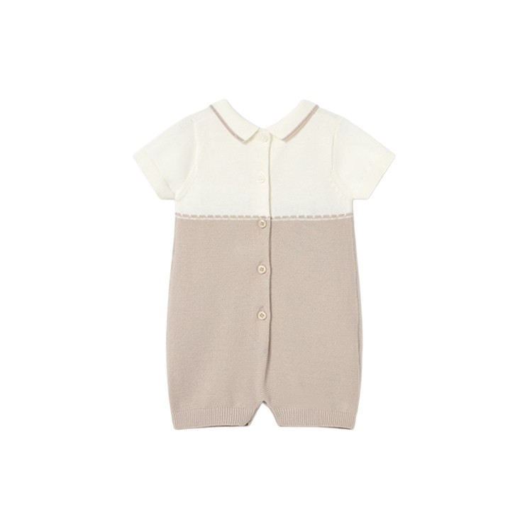 MAYORAL NEWBORN Tutina beige combined neonato