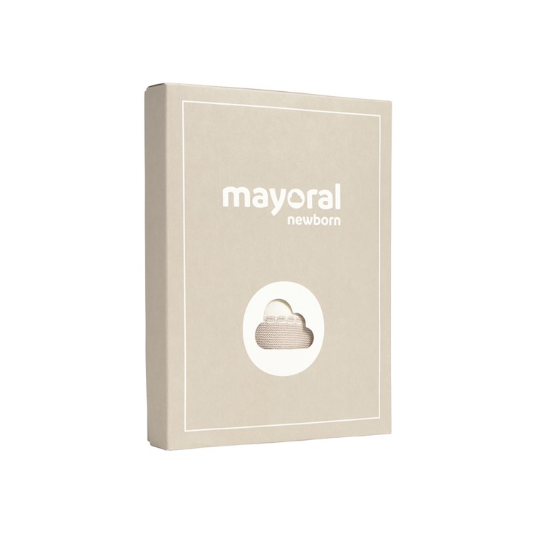 MAYORAL NEWBORN Tutina beige combined neonato
