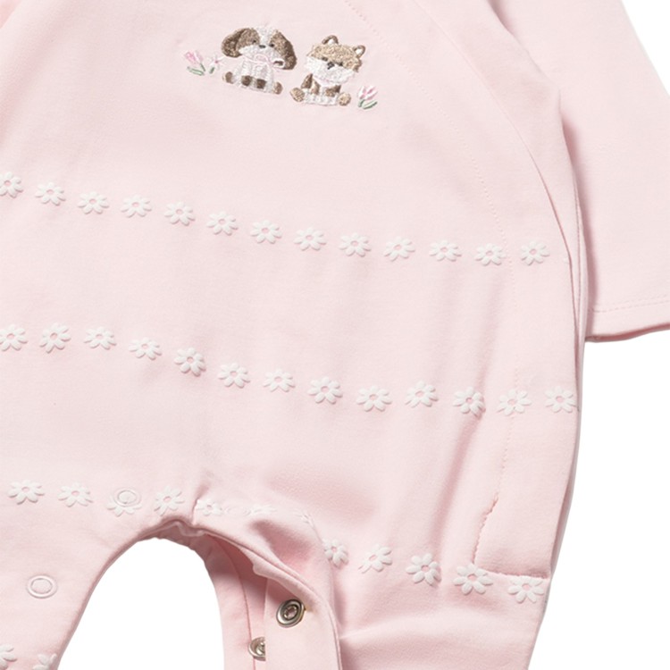 MAYORAL NEWBORN Set di 2 tutine lunghe rosa neonata