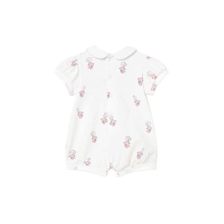 MAYORAL NEWBORN Set di 2 tutine corte rosa neonata